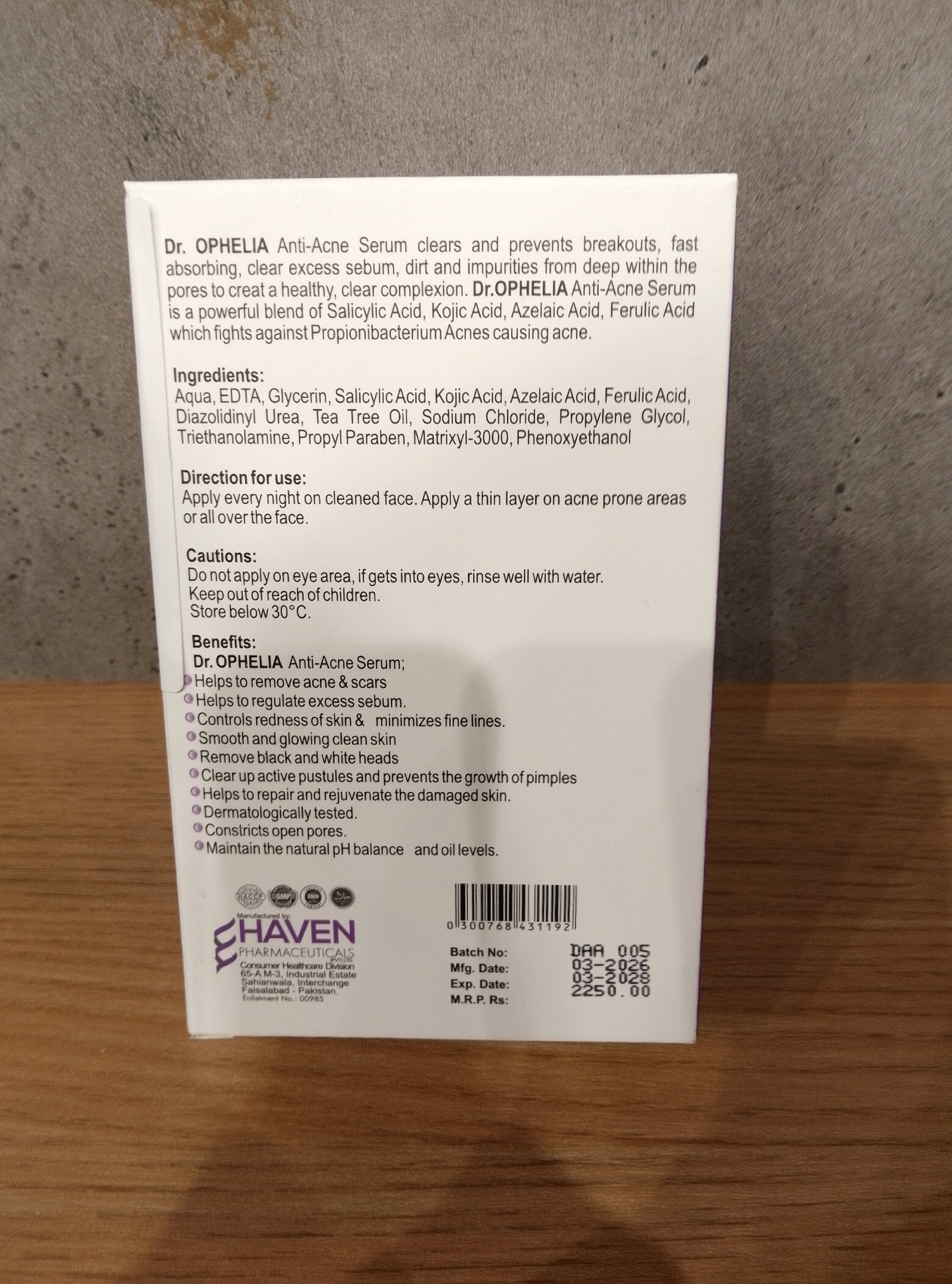 Actual product image